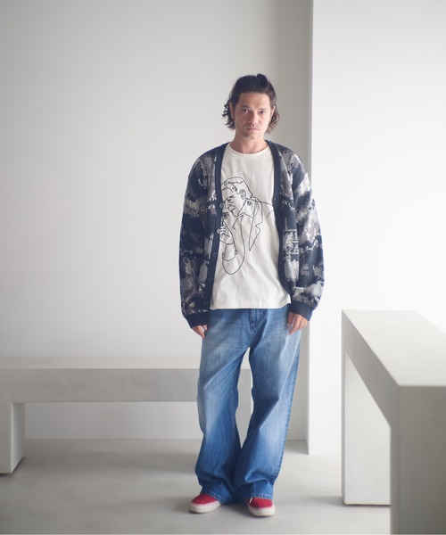 ADAM PATEK(アダムパテック)の「ADAMPATEK/nep selvedge denim/ネップセルビッジデニムパンツ(AP2528015)(デニムパンツ・レディース・ネイビー/ブルー・1/2)」の3枚目の写真