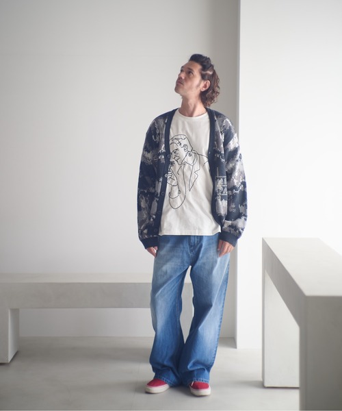 ADAM PATEK(アダムパテック)の「ADAMPATEK/nep selvedge denim/ネップセルビッジデニムパンツ(AP2528015)(デニムパンツ・レディース・ネイビー/ブルー・1/2)」の4枚目の写真