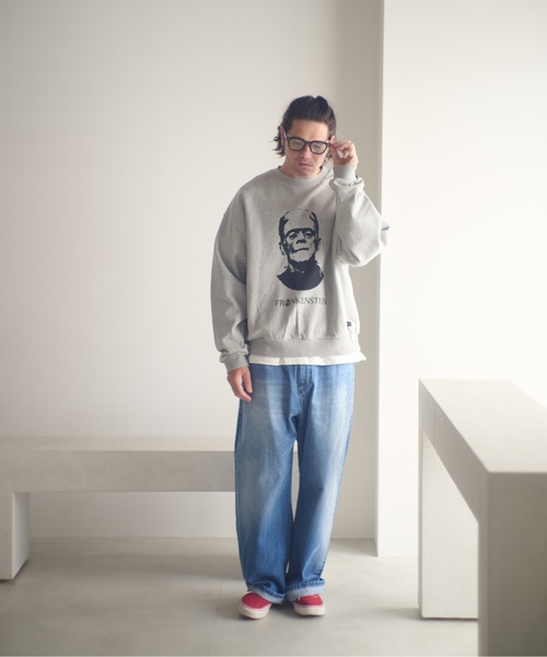 ADAM PATEK(アダムパテック)の「ADAMPATEK/nep selvedge denim/ネップセルビッジデニムパンツ(AP2528015)(デニムパンツ・レディース・ネイビー/ブルー・1/2)」の12枚目の写真