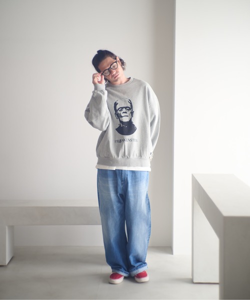 ADAM PATEK(アダムパテック)の「ADAMPATEK/nep selvedge denim/ネップセルビッジデニムパンツ(AP2528015)(デニムパンツ・レディース・ネイビー/ブルー・1/2)」の16枚目の写真