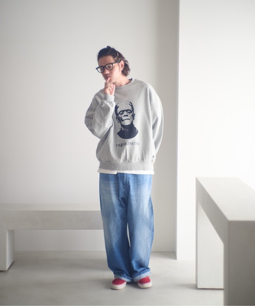 ADAM PATEK(アダムパテック)の「ADAMPATEK/nep selvedge denim/ネップセルビッジデニムパンツ(AP2528015)(デニムパンツ・レディース・ネイビー/ブルー・1/2)」の17枚目の写真