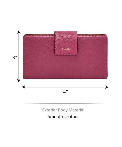 フォッシル クラッチバッグ レディース レザー ピンク SL7830658（財布