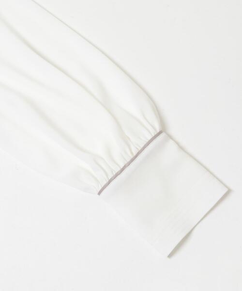 URBAN RESEARCH ROSSO WOMEN（アーバンリサーチ　ロッソ）の「ギャザーハイネックブラウス（シャツ/ブラウス・レディース・ブラック系その他/ホワイト/ベージュ系その他・FREE）」の16枚目の写真