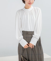 URBAN RESEARCH ROSSO WOMEN | ギャザーハイネックブラウス(シャツ/ブラウス)