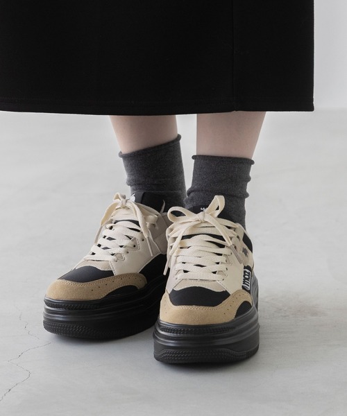 moz モズ 軽量 厚底スニーカー（スニーカー）｜moz（モズ）の