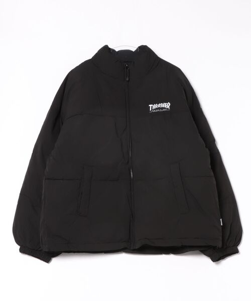 THRASHER(スラッシャー)の「【THRASHER/スラッシャー】 スタンドネックパファージャケット マグロゴ(ブルゾン・メンズ・ホワイト/ブラック・X-LARGE/MEDIUM/LARGE)」の2枚目の写真