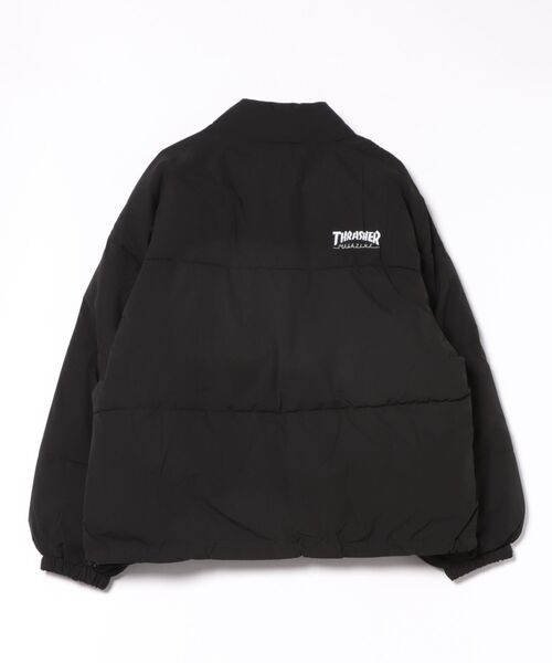 THRASHER(スラッシャー)の「【THRASHER/スラッシャー】 スタンドネックパファージャケット マグロゴ(ブルゾン・メンズ・ホワイト/ブラック・X-LARGE/MEDIUM/LARGE)」の3枚目の写真