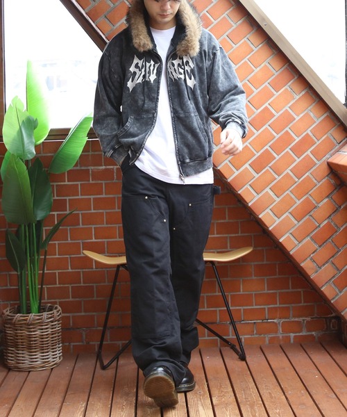 ８(eight)（エイト）の「製品加工ファージップパーカー（パーカー・メンズ・チャコール/ブラック・LARGE/MEDIUM）」の9枚目の写真