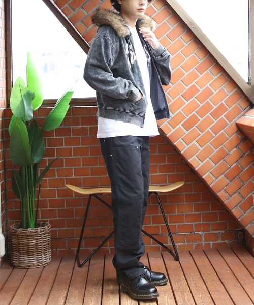 ８(eight)（エイト）の「製品加工ファージップパーカー（パーカー・メンズ・チャコール/ブラック・LARGE/MEDIUM）」の13枚目の写真