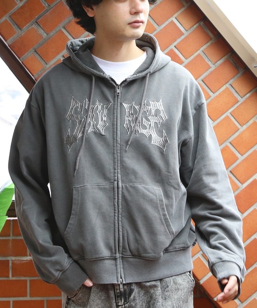 ８(eight)（エイト）の「製品加工ファージップパーカー（パーカー・メンズ・チャコール/ブラック・LARGE/MEDIUM）」の20枚目の写真