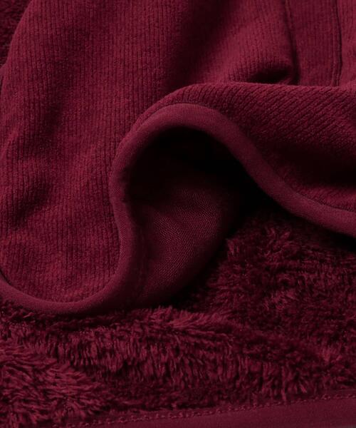 THOUSAND MILE(サウザンドマイル)の「『別注』THOUSAND MILE×URBAN RESEARCH KNIT FREECE ZIP VEST(ベスト・レディース・ブラック/オフホワイト/ボルドー・FREE)」の13枚目の写真