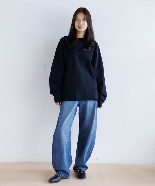 WALLA WALLA SPORT(ワラワラスポーツ)の「WALLA WALLA 13oz CREW SWEAT SHIRT(スウェット・メンズ・インディゴブルー/ブラック/ヘザーグレー・S/M/L)」の13枚目の写真