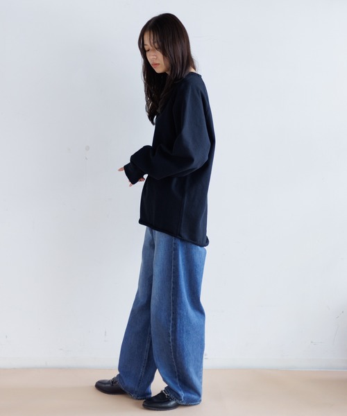 WALLA WALLA SPORT(ワラワラスポーツ)の「WALLA WALLA 13oz CREW SWEAT SHIRT(スウェット・メンズ・インディゴブルー/ブラック/ヘザーグレー・S/M/L)」の15枚目の写真