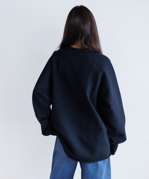 WALLA WALLA SPORT(ワラワラスポーツ)の「WALLA WALLA 13oz CREW SWEAT SHIRT(スウェット・メンズ・インディゴブルー/ブラック/ヘザーグレー・S/M/L)」の8枚目の写真