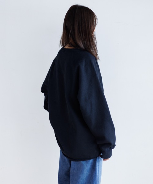 WALLA WALLA SPORT(ワラワラスポーツ)の「WALLA WALLA 13oz CREW SWEAT SHIRT(スウェット・メンズ・インディゴブルー/ブラック/ヘザーグレー・S/M/L)」の7枚目の写真