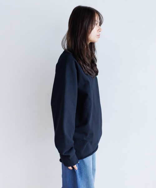 WALLA WALLA SPORT(ワラワラスポーツ)の「WALLA WALLA 13oz CREW SWEAT SHIRT(スウェット・メンズ・インディゴブルー/ブラック/ヘザーグレー・S/M/L)」の6枚目の写真