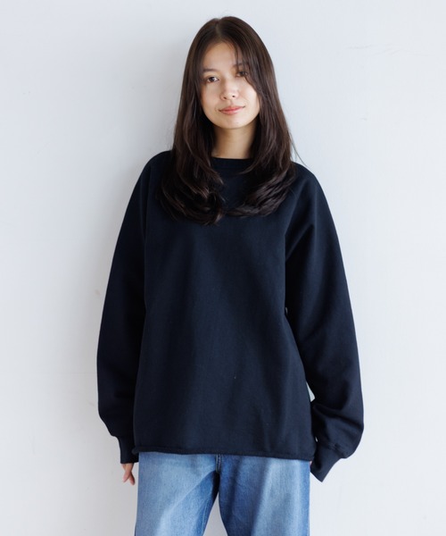 WALLA WALLA SPORT(ワラワラスポーツ)の「WALLA WALLA 13oz CREW SWEAT SHIRT(スウェット・メンズ・インディゴブルー/ブラック/ヘザーグレー・S/M/L)」の4枚目の写真
