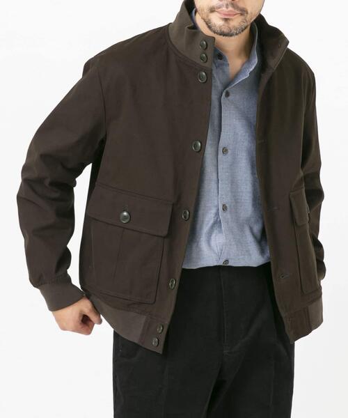 セール】『XLサイズあり』バルスターモールスキンブルゾン（ブルゾン