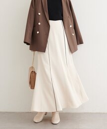 【WEB限定】パイピングマーメイドスカート