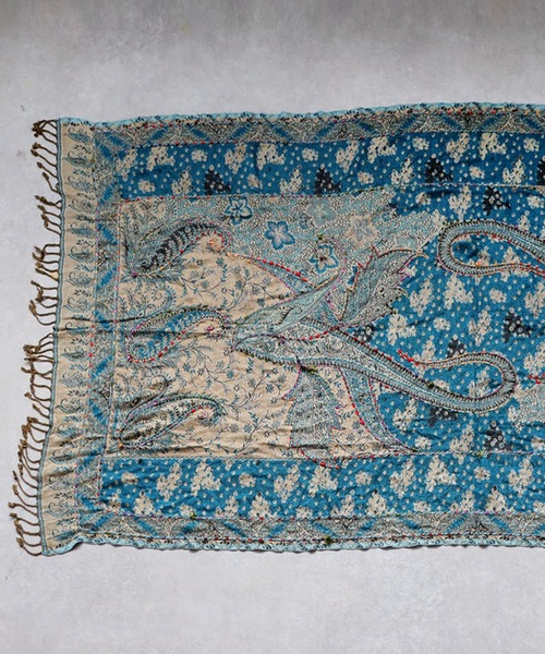 antiqua（アンティカ）の「エスニック柄 大判ストール（ストール/ショール・レディース・パープル/ブルー/ブラウン系その他/ブラック・FREE）」の15枚目の写真