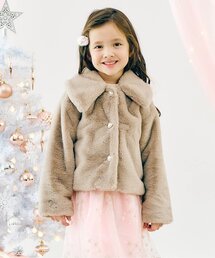 apres les cours | ファーショートジャケット(テーラードジャケット)