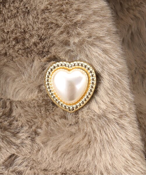 apres les cours(アプレレクール)の「ファーショートジャケット(テーラードジャケット・キッズ・ベージュ・100/120/140)」の11枚目の写真