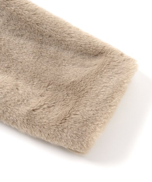 apres les cours(アプレレクール)の「ファーショートジャケット(テーラードジャケット・キッズ・ベージュ・100/120/140)」の13枚目の写真