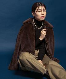 F by ROSSO | F by ROSSO　ファーZIPショートコート(その他アウター)