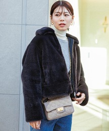 F by ROSSO | F by ROSSO　ファーZIPショートコート(その他アウター)