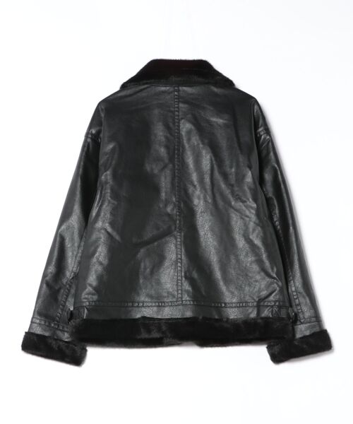 ８(eight)（エイト）の「B-3フライトジャケット（ミリタリージャケット・メンズ・ブラック/ブラック系その他・MEDIUM/LARGE）」の3枚目の写真