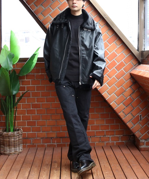 ８(eight)（エイト）の「B-3フライトジャケット（ミリタリージャケット・メンズ・ブラック/ブラック系その他・MEDIUM/LARGE）」の9枚目の写真