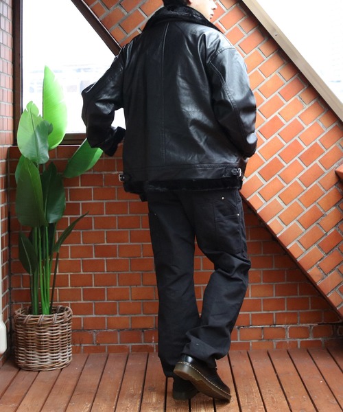 ８(eight)（エイト）の「B-3フライトジャケット（ミリタリージャケット・メンズ・ブラック/ブラック系その他・MEDIUM/LARGE）」の12枚目の写真