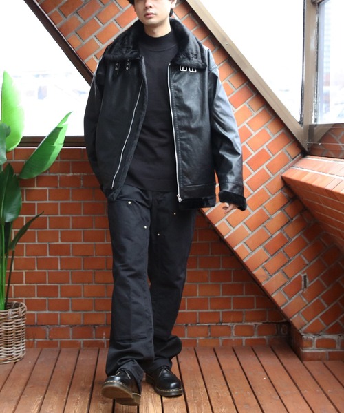 ８(eight)（エイト）の「B-3フライトジャケット（ミリタリージャケット・メンズ・ブラック/ブラック系その他・MEDIUM/LARGE）」の15枚目の写真