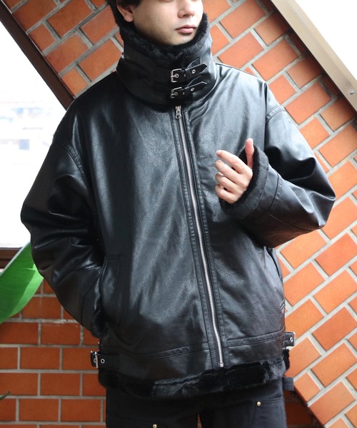 ８(eight)（エイト）の「B-3フライトジャケット（ミリタリージャケット・メンズ・ブラック/ブラック系その他・MEDIUM/LARGE）」の5枚目の写真