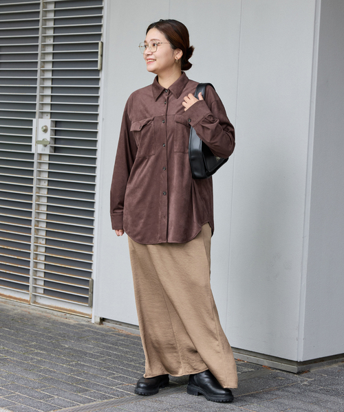 JOURNAL STANDARD（ジャーナルスタンダード）の「《追加2》ヴィンテージサテンスカート（スカート・レディース・ブラック/ベージュ・FREE）」の22枚目の写真