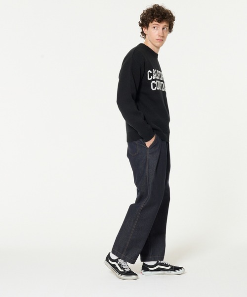 coca(coca)(コカ)の「Wジャカード編みロゴニットトップス(ニット/セーター・メンズ・キャメル/ブラック・M/L/XL)」の10枚目の写真