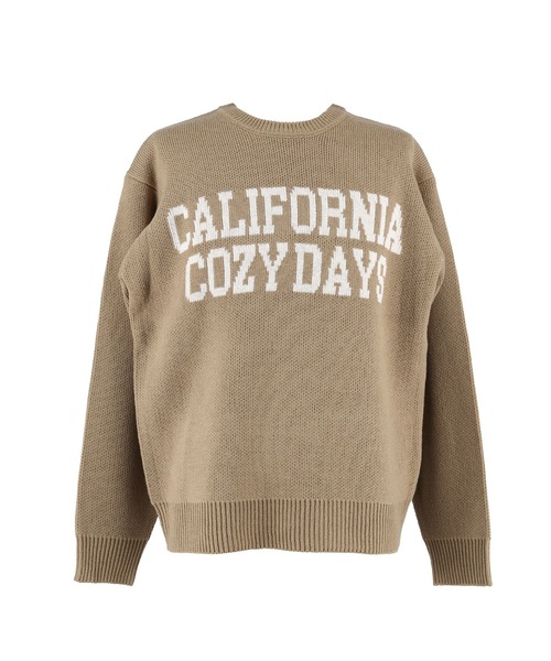 coca(coca)(コカ)の「Wジャカード編みロゴニットトップス(ニット/セーター・メンズ・キャメル/ブラック・M/L/XL)」の18枚目の写真