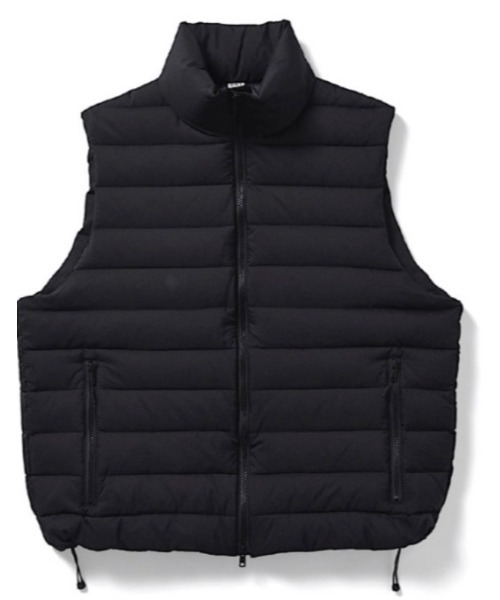 fridge（フリッジ）の「【ES.1】エスアイ Middle Down Vest（ダウンベスト・メンズ・ネイビー/ライトグレー/ブラック・X-LARGE/SMALL/LARGE/MEDIUM）」の2枚目の写真