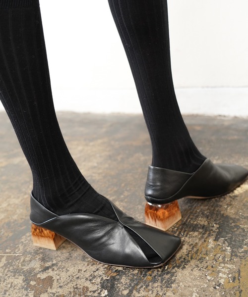 ALM.(アルム)の「【ALM/アルム】ERIN LEATHER PUMPS/エリンレザーパンプス(パンプス・レディース・ブラック・36/37/38)」の10枚目の写真