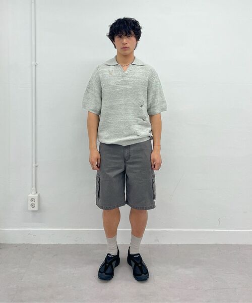 Millo Archive（ミロ アーカイブ）の「ダブルインデックスバミューダパンツ[チャコール]（その他パンツ・メンズ・その他・LARGE/X-LARGE/MEDIUM）」の7枚目の写真