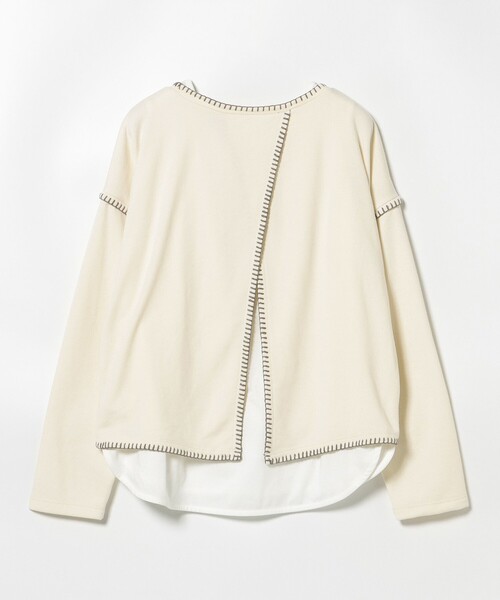 BEAMS HEART(ビームスハート)の「ブランケット刺繍 プルオーバー(Tシャツ/カットソー・レディース・ライトグレー/ブルー/ブラック/ホワイト系その他5・FREE)」の22枚目の写真