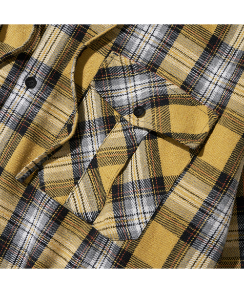 F.ILLUMINATE(フィルミネイト)の「クロスチェックフードシャツ-イエロー(シャツ/ブラウス・レディース・その他・SMALL/MEDIUM/LARGE)」の8枚目の写真