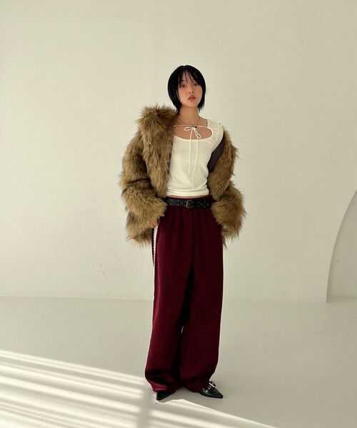 Midnight Move（ミッドナイトムーブ）の「string t [black]（Tシャツ/カットソー・レディース・その他・FREE）」の3枚目の写真