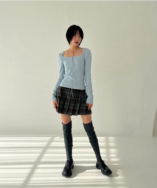 Midnight Move（ミッドナイトムーブ）の「string t [black]（Tシャツ/カットソー・レディース・その他・FREE）」の4枚目の写真