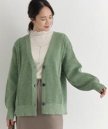 Right-on（ライトオン）の「【HONEYSUCKLE ROSE】畦編みニットカーディガン (Vネック/前開き/ボタン/レイヤード/着回し/通気性/軽量/オールシーズン/オフィスカジュアル)（カーディガン/ボレロ）」