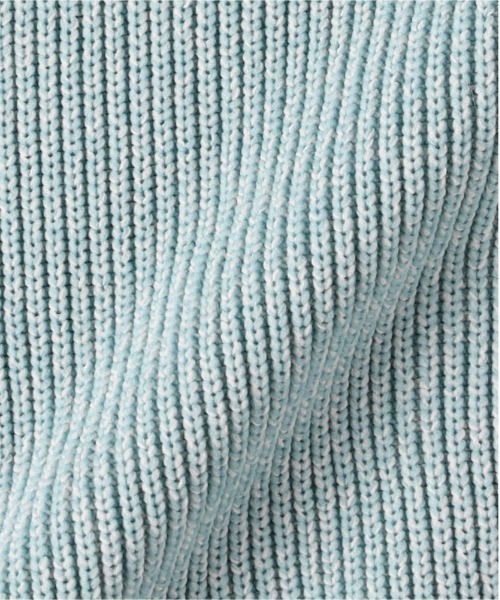 Right-on（ライトオン）の「【HONEYSUCKLE ROSE】畦編みニットカーディガン (Vネック/前開き/ボタン/レイヤード/着回し/通気性/軽量/オールシーズン/オフィスカジュアル)（カーディガン/ボレロ・レディース・グリーン/ブラック/ブルー/キナリ・L/S/M）」の10枚目の写真