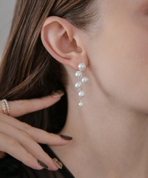 Leja（レジャ）の「【LEJA】ドロップパールデザインピアス結婚式 パーティー 成人式 二次会 同窓会 お呼ばれ オケージョン 20代 30代（ピアス（両耳用））」