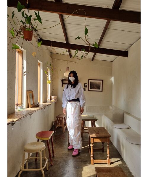 YOUHEE(ユヒ)の「YOUHEE CARGO PANTS WHITE(その他パンツ・レディース・その他・FREE)」の12枚目の写真