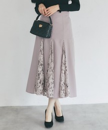 tocco closet | 【ZOZO限定】パネル切り替えレースフレアスカート(スカート)