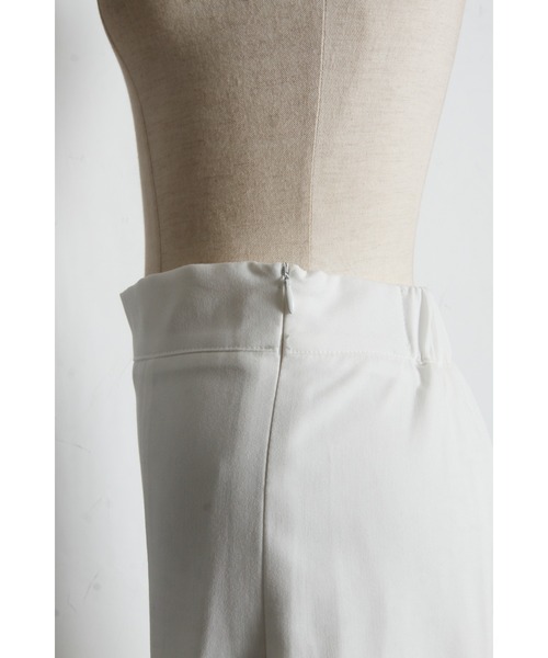 tocco closet（トッコ　クローゼット）の「【ZOZO限定】パネル切り替えレースフレアスカート（スカート・レディース・オフホワイト/モーブ系・M）」の21枚目の写真